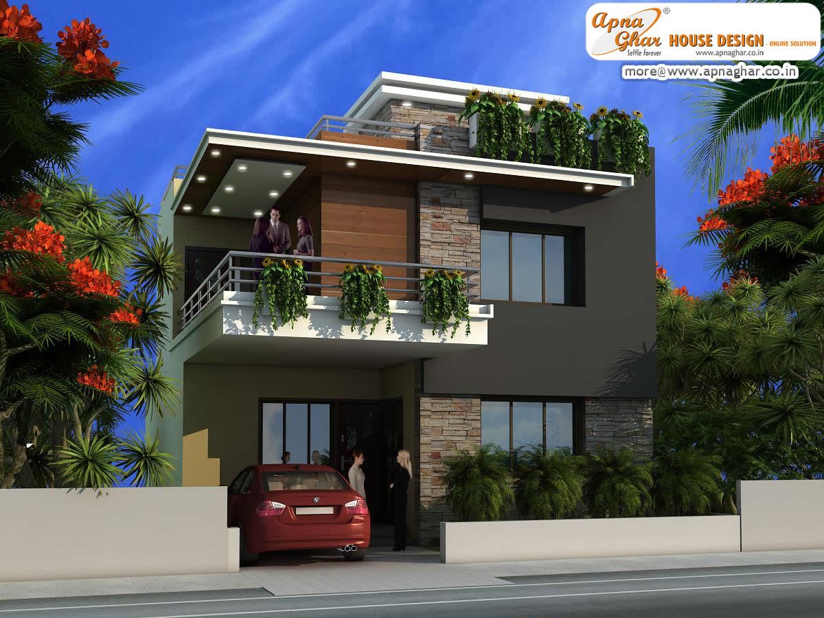 Modern Duplex House Exterior Design BESTHOMISH