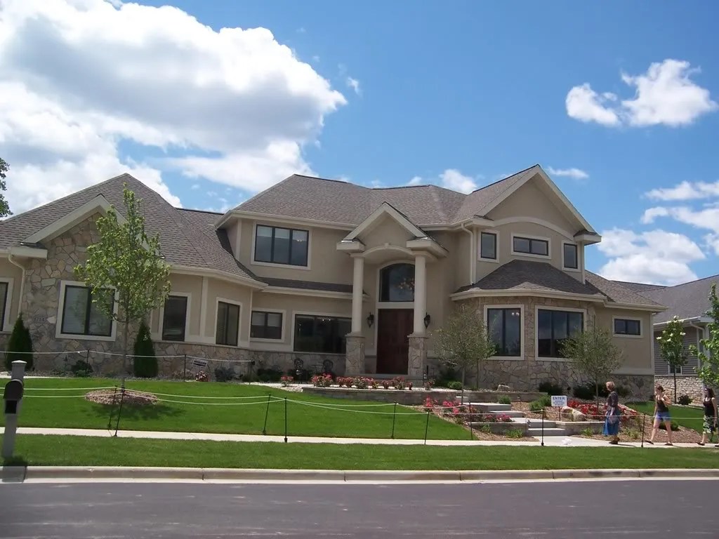 Awesome Beautiful Two Story Homes Pictures House Plans 44604