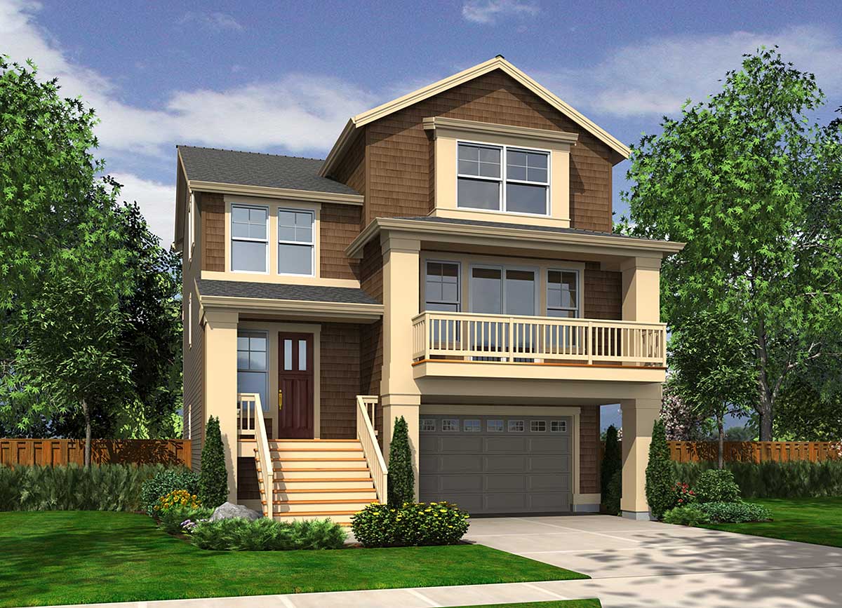 Concept Colonial House Plans With Drive Under Garage