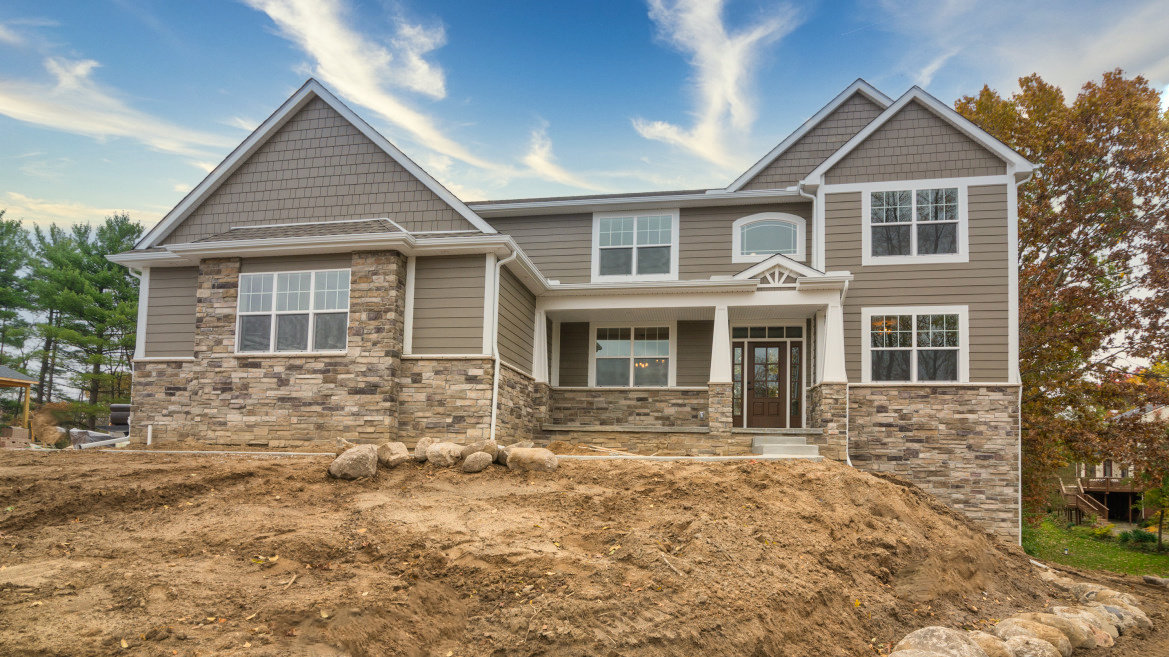 Two Story Craftsman Tony Van Oyen Custom Home Builders