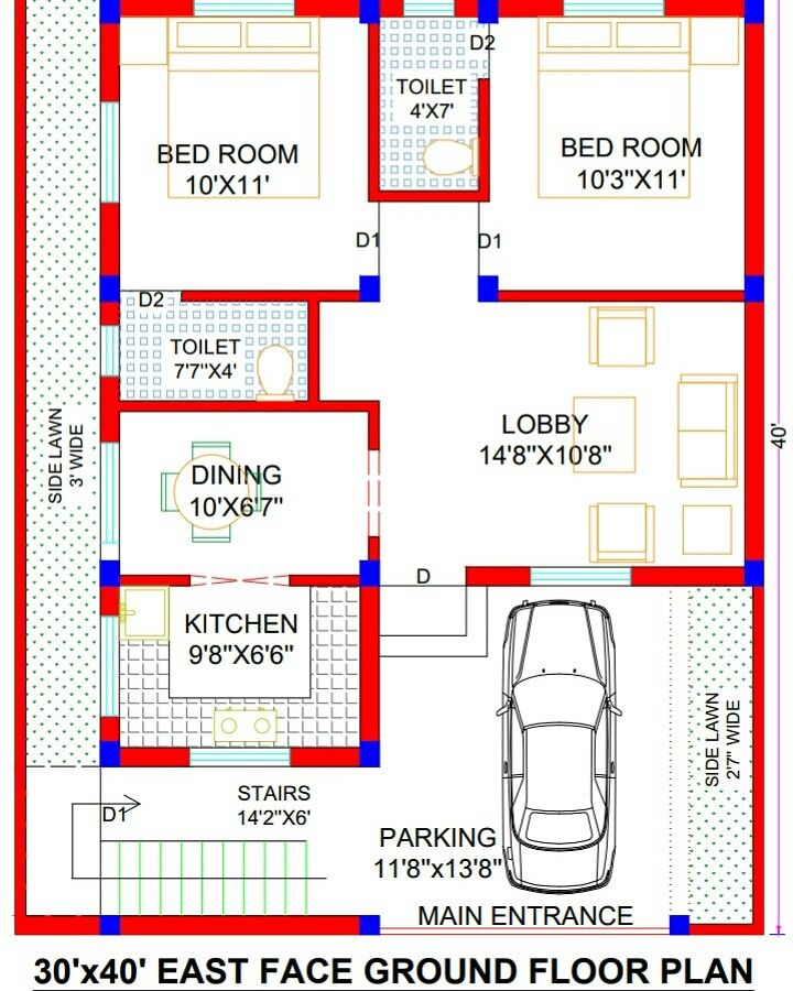 ️30x40 Feet Home Design Free Download Goodimg.co