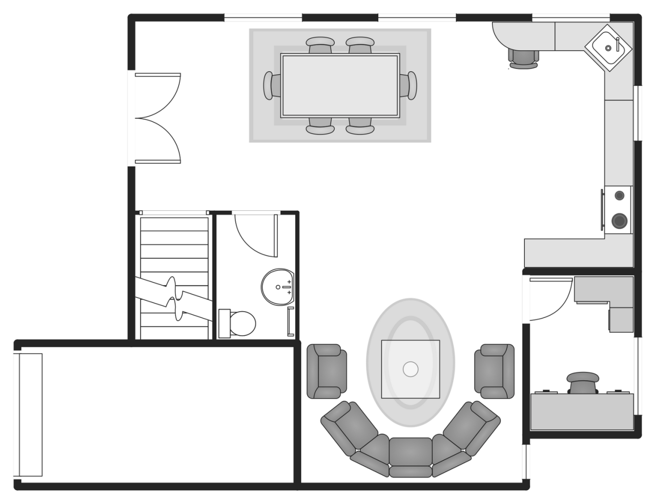 A Simple Floor Plan Home Design Ideas