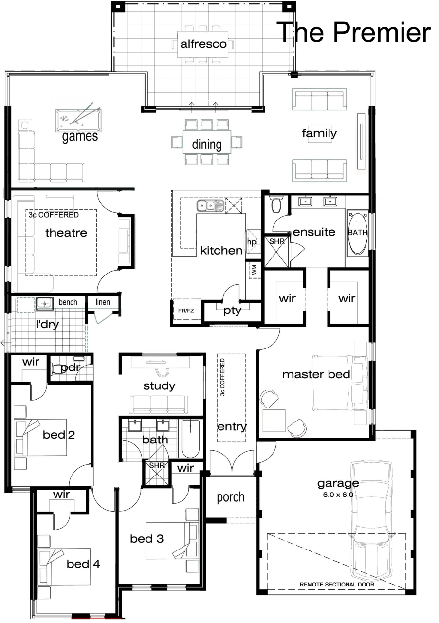 5 bedroom single story house plans bedroom at real estate (With images