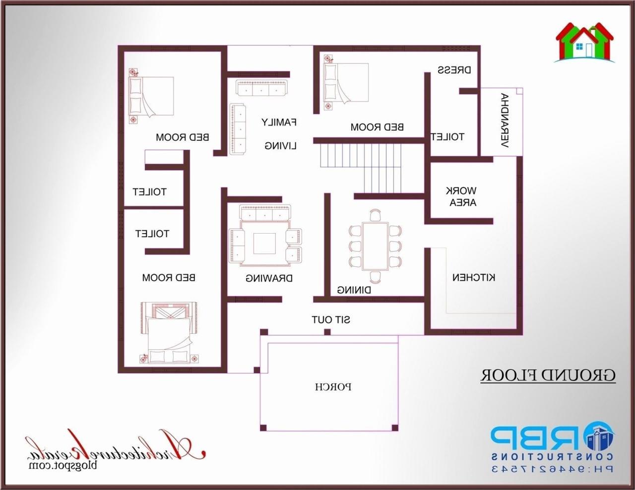 3 Bedroom 2 Floor House Plan Kerala DecorSie