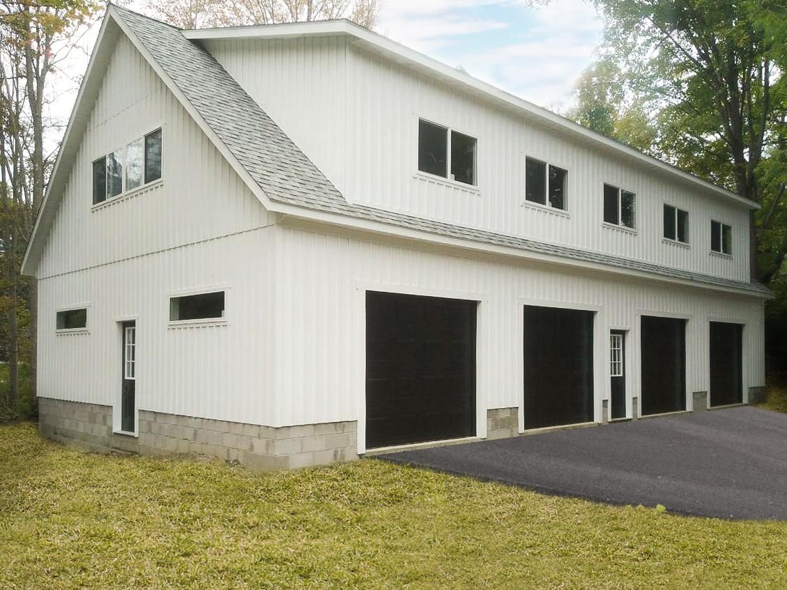 Legacy 2 Story Four Car Prefab Garage Photo Gallery Prefab