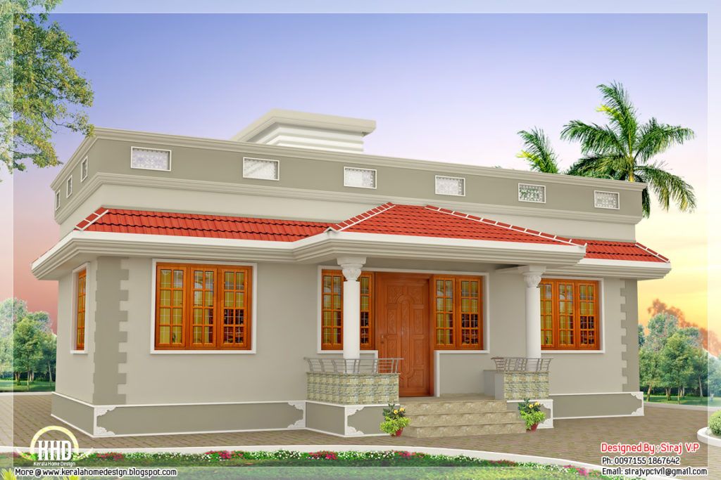 Exterior Single Floor Low Budget Normal House Front Elevation Designs