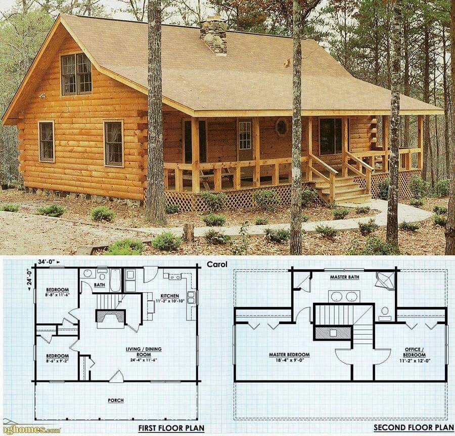 Log Cabin Floor Plans With Loft Flooring Images