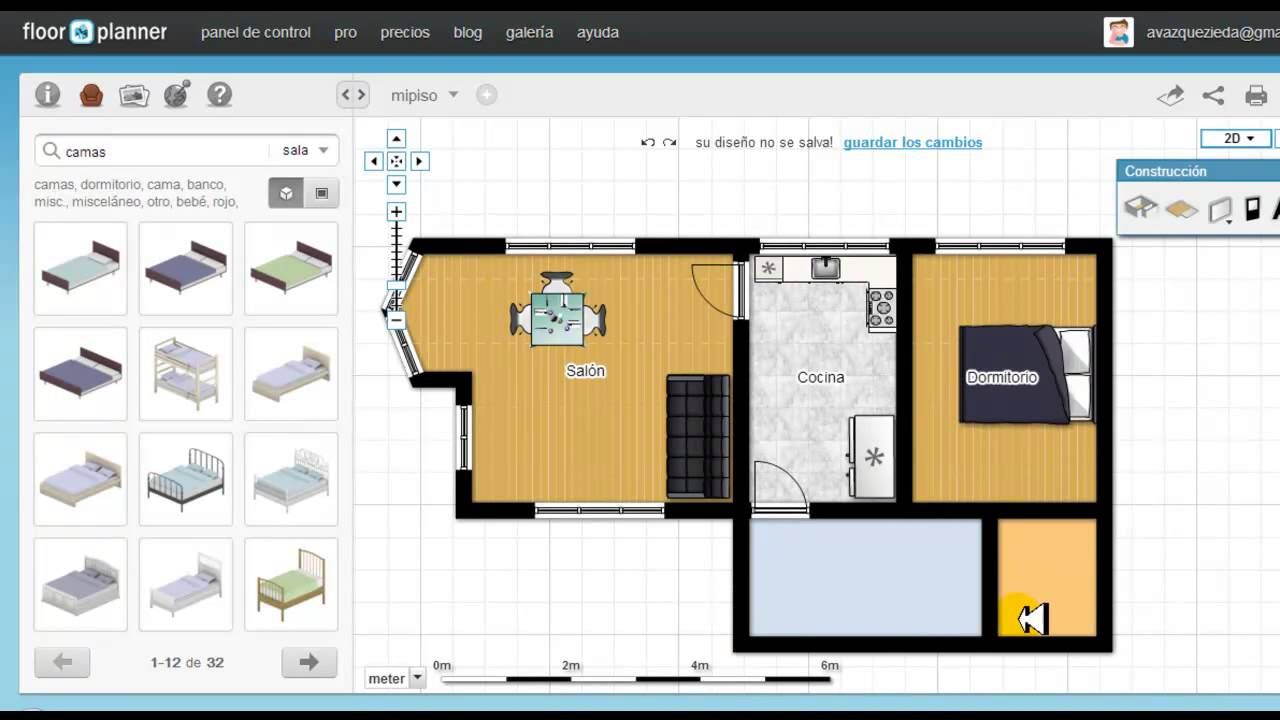 Tutorial de Floorplanner (en español) Floor planner, Create floor