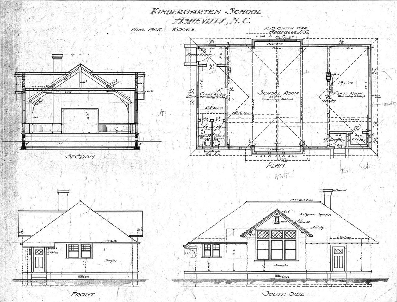 Plan Elevation Section Drawing at Explore
