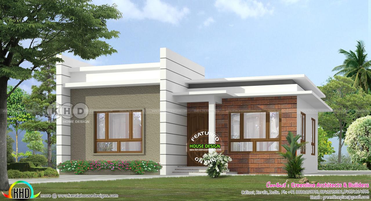 Low cost house under 15,000 Kerala home design and floor plans