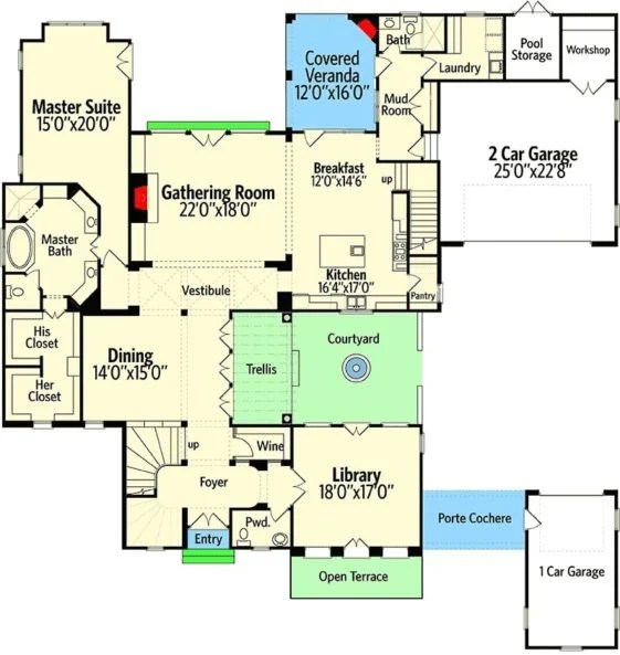 5Bedroom TwoStory European House