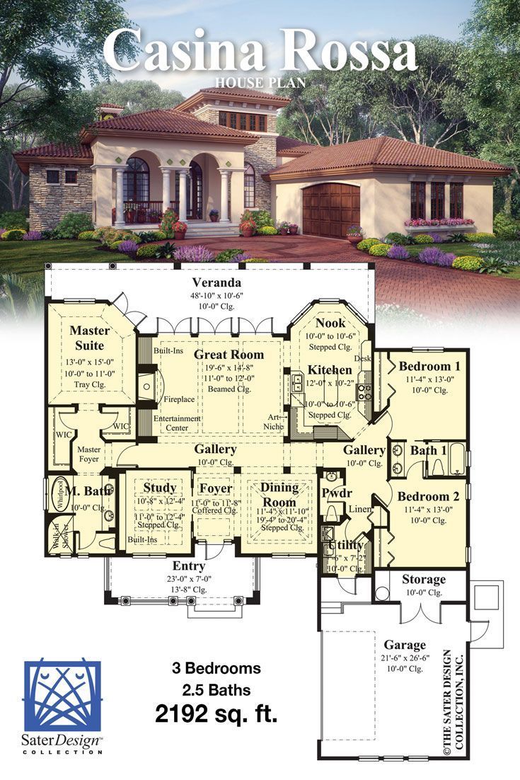 Old World Villa Home Plan Tuscan home plans, Unique house design