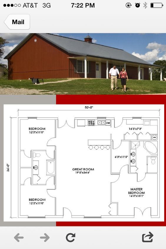Pole Barn Houses Are Easy to Construct Metal house plans, Morton