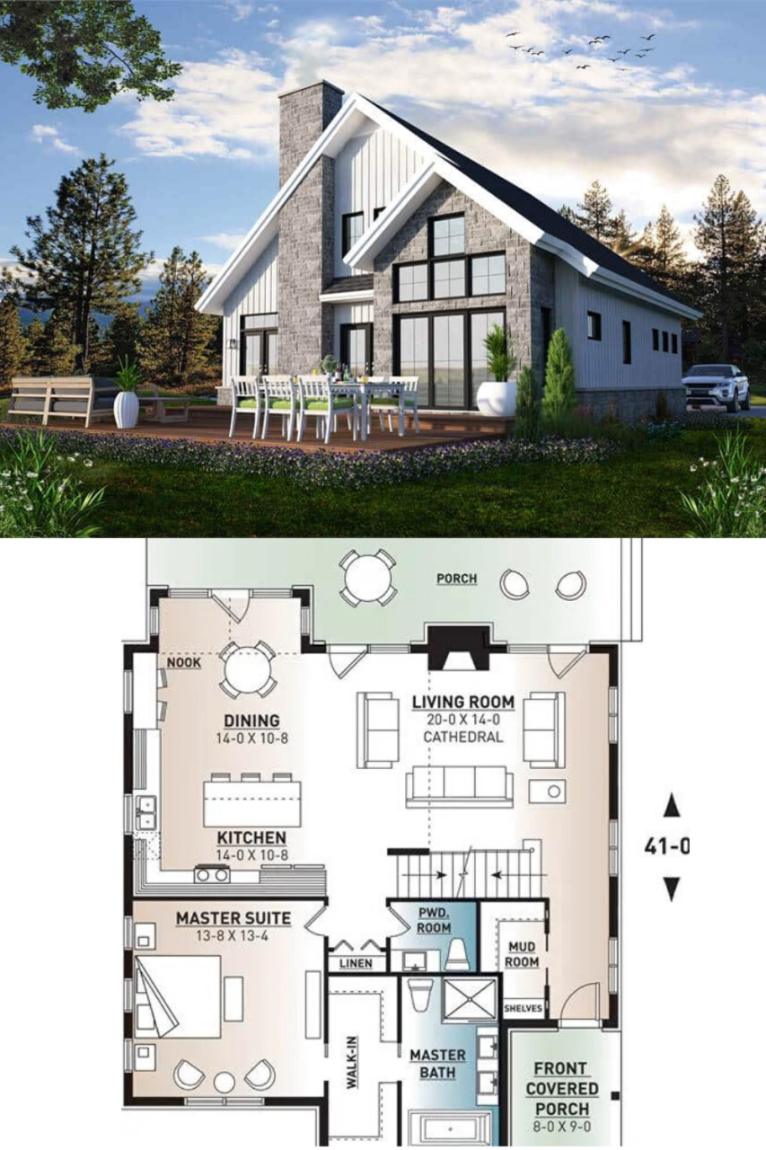 Inspiring Small 2 Story Cottage Plans References - House Floor Plans