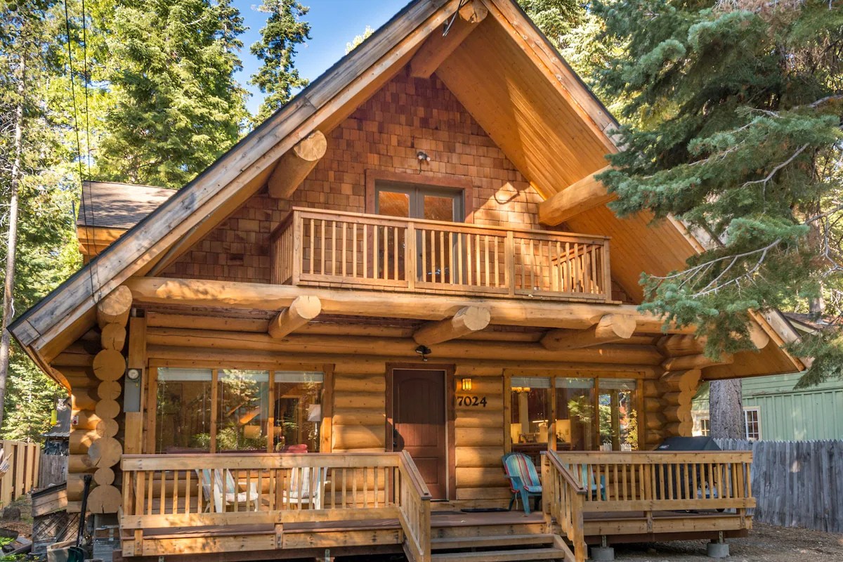 Tahoma 4BR3Ba Log Cabin 2 story Cabins for Rent in Tahoma, California