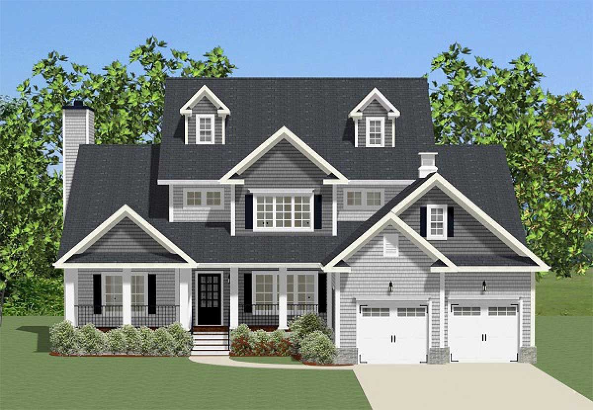 Plan 46290LA Upscale Traditional House Plan Craftsman house plans