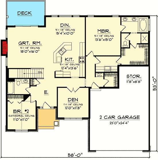 Open Concept Ranch Floor Plans With Basement What explains their