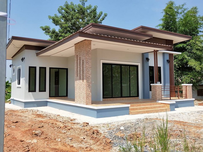 Small 2 Bedroom House Plans And Designs Flat Roof Mambu Png