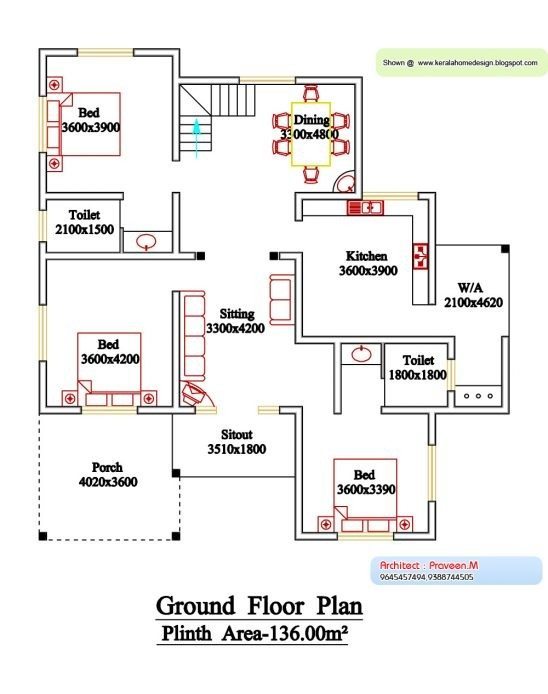 Popular 47+ 900 Sq Ft House Plans 2 Bedroom Kerala Style