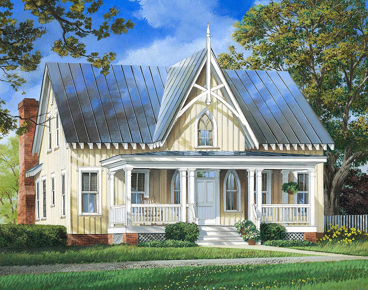 Charming Cottage House Plan 32657WP Architectural Designs House Plans