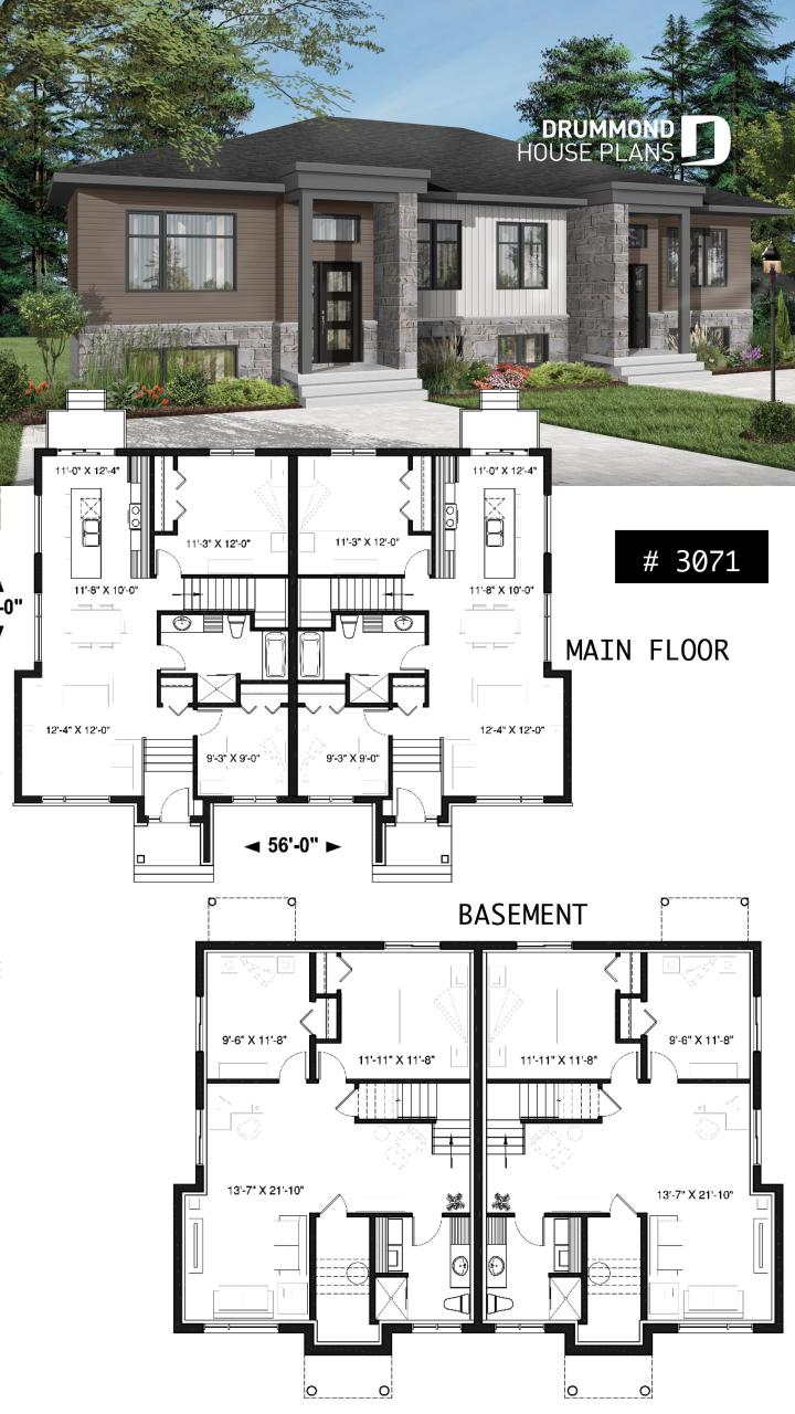Discover the plan 3071 (Moderna) which will please you for its 2, 3, 4