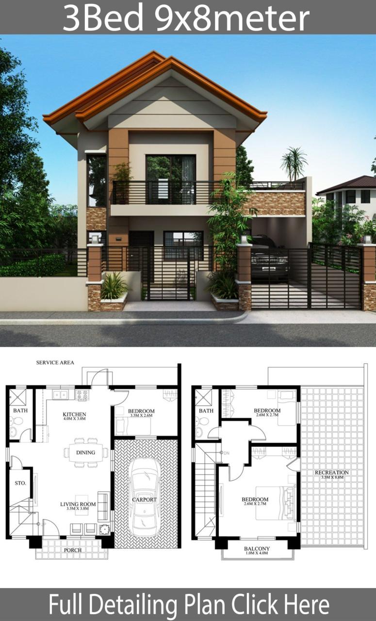42+ 3 Bedroom 2 Storey House Plans Philippines, Popular Inspiraton!