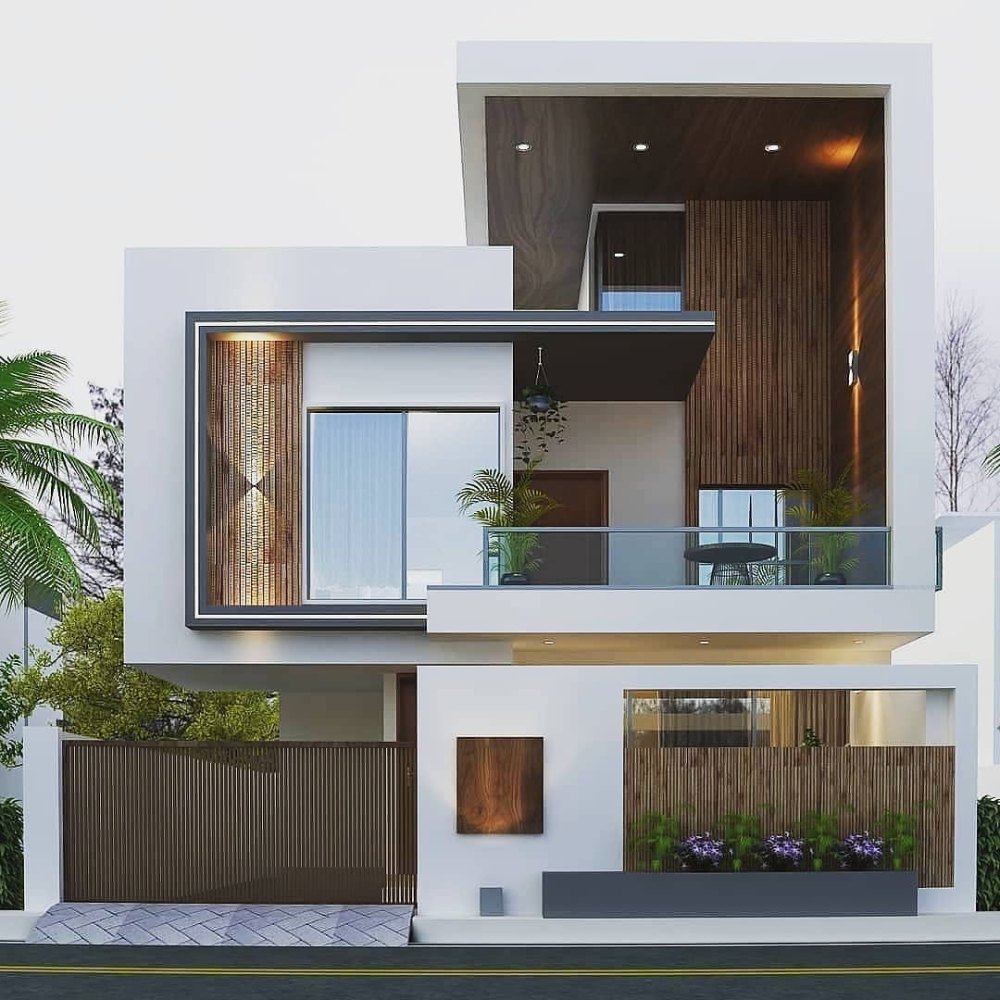 Duplex House Elevation Design, In Pan India, Rs 4000 Archplanest ID