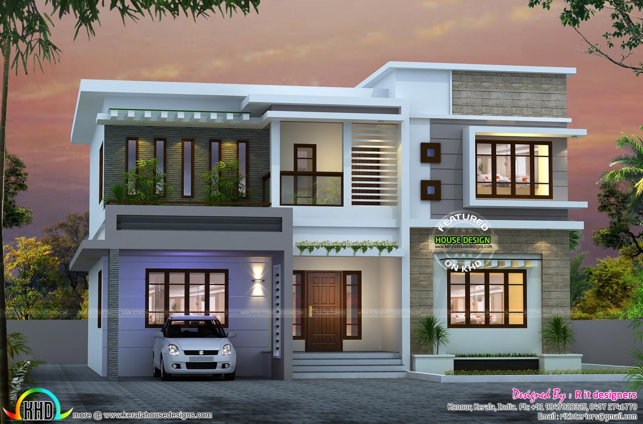 Four Bedroom Flat Design House Floor Plans