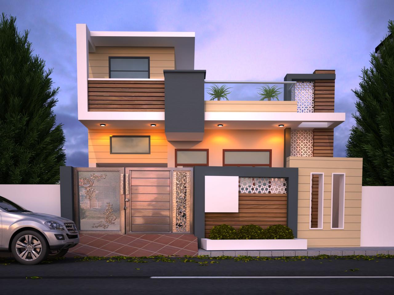 Elevation For Ground Floor House FLOORINGSB