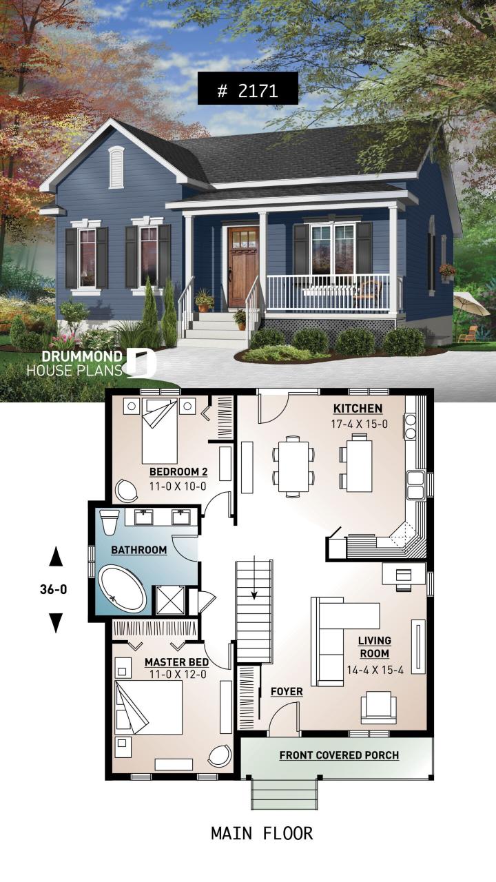 Small Single Story House Plans With Porches in 2020 Modern farmhouse