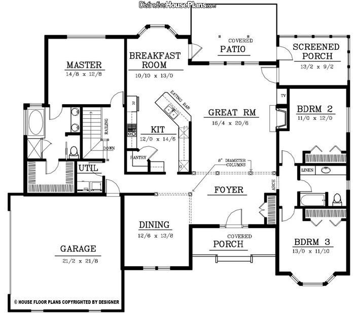 2200 Square Foot House Plans