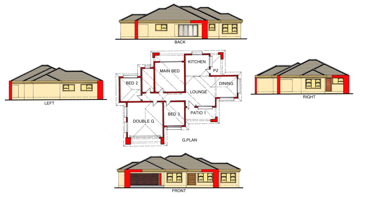 House Plan Limpopo / Our Designs House Plans Single Storey House Plans
