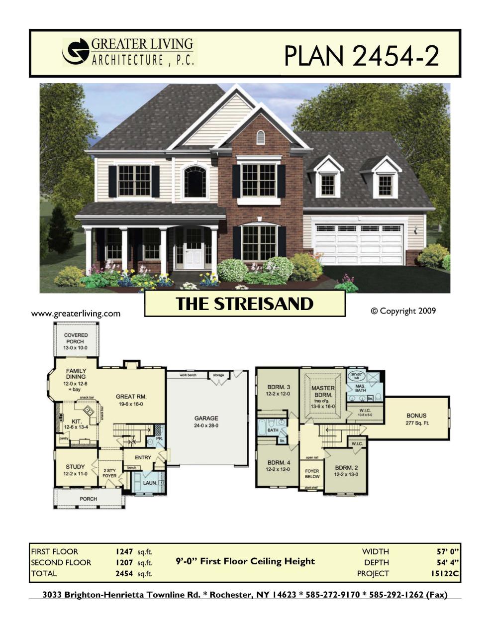 Plan 24542 THE STREISAND Sims house design, New house plans, Family