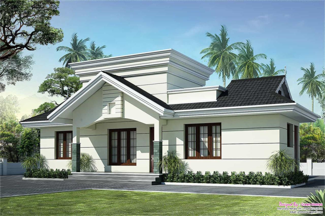 Low Cost House in Kerala with Plan & Photos 991 sq ft KHP