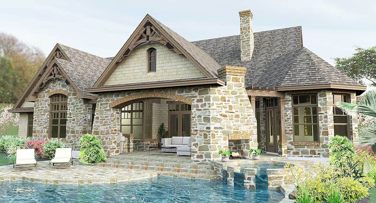 Plan 16806WG Attractive in Stone House plans, Architectural designs