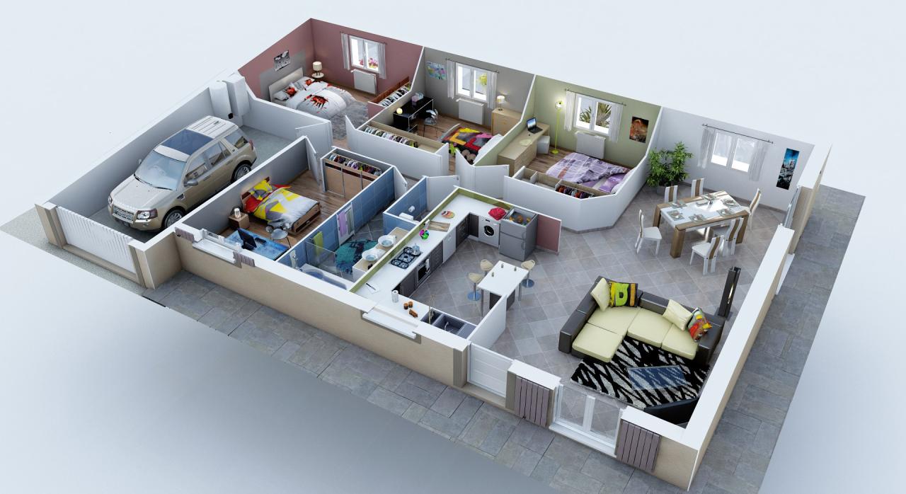 Plan villa moderne de luxe Bricolage Maison et décoration