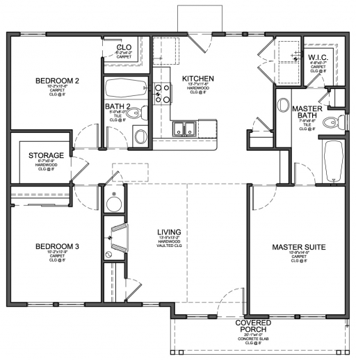 3bedroom Floor Plan In Nigeria May 2023 House Floor Plans