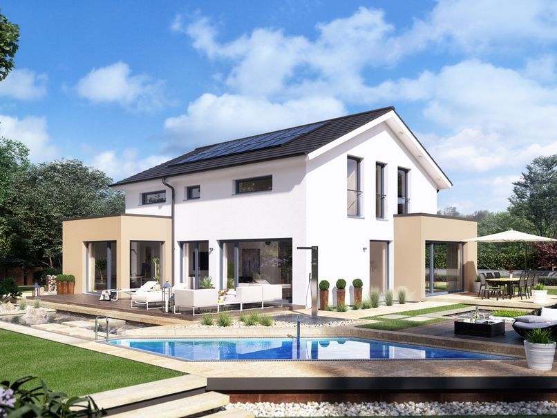Single Detached Two Storey House Design with 4 Bedrooms House And Decors