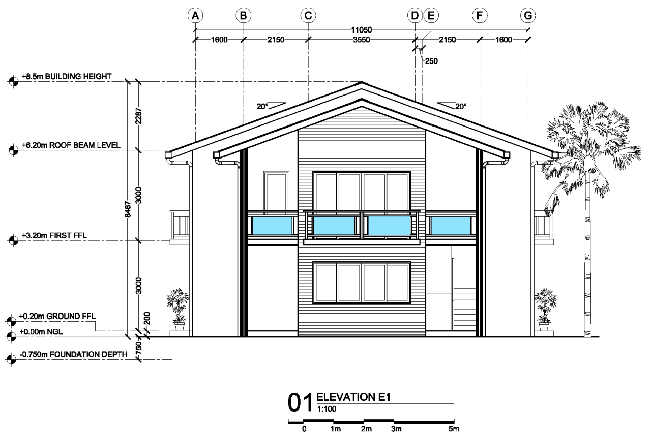 Roof Height Of 2 Story House A two story colonial, with eight foot