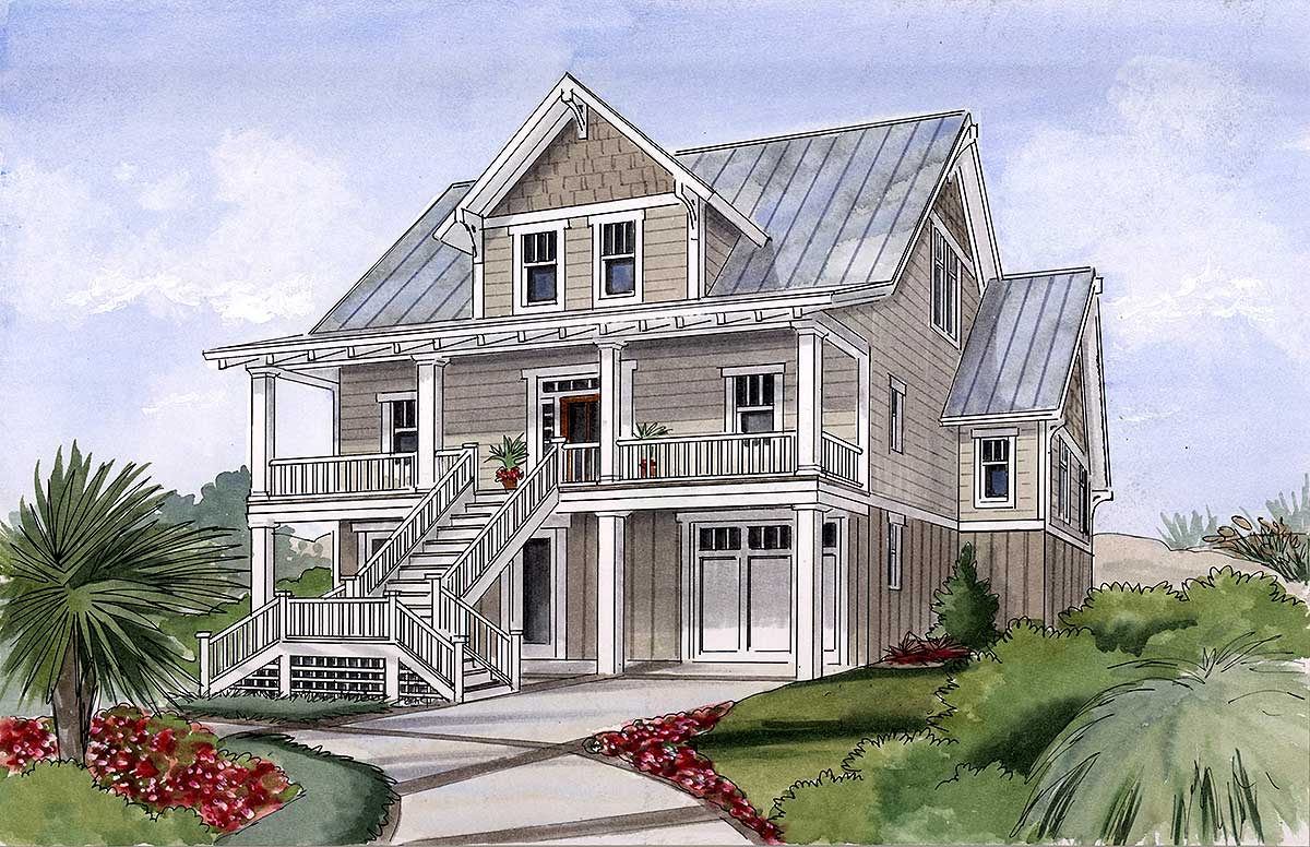 Famous Concept 19+ Beach House Floor Plans Narrow Lot