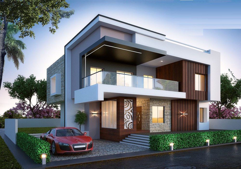 Rcc Modern Designs Duplex Bungalow Elevation Design, ID 22516326797