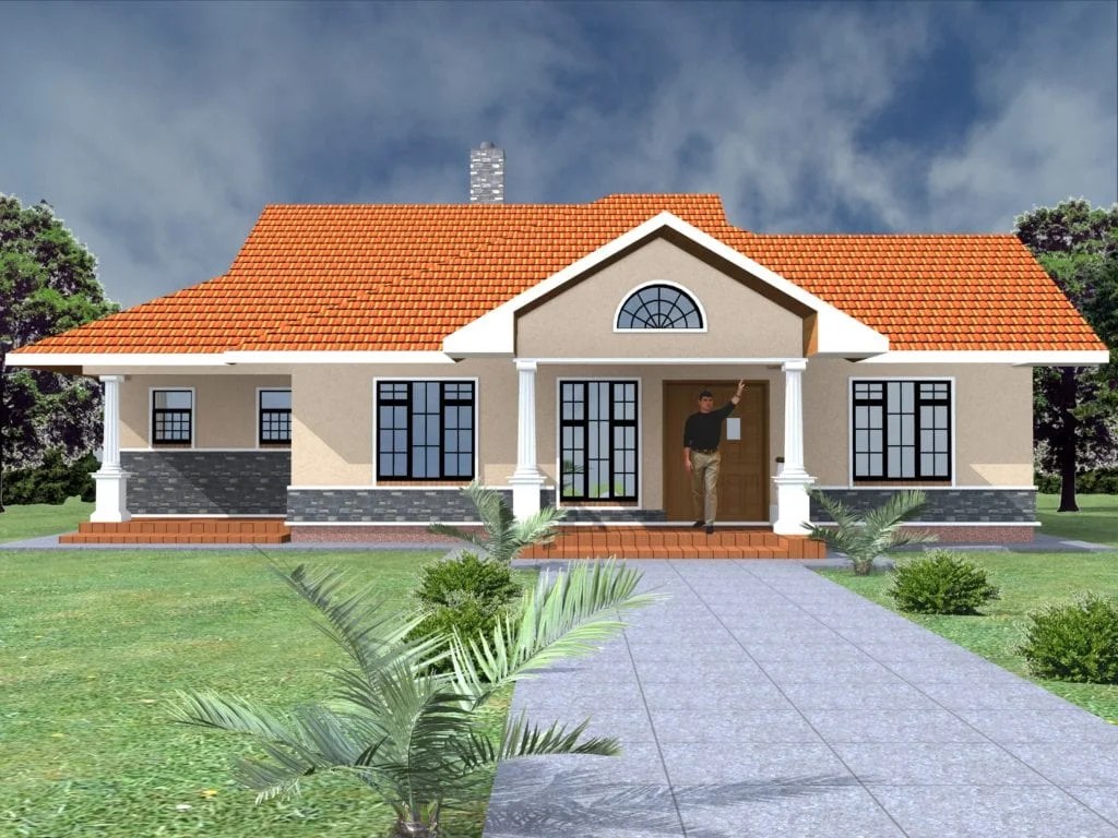 52+ 3 Bedroom Bungalow House Design With Floor Plan, New House Plan!