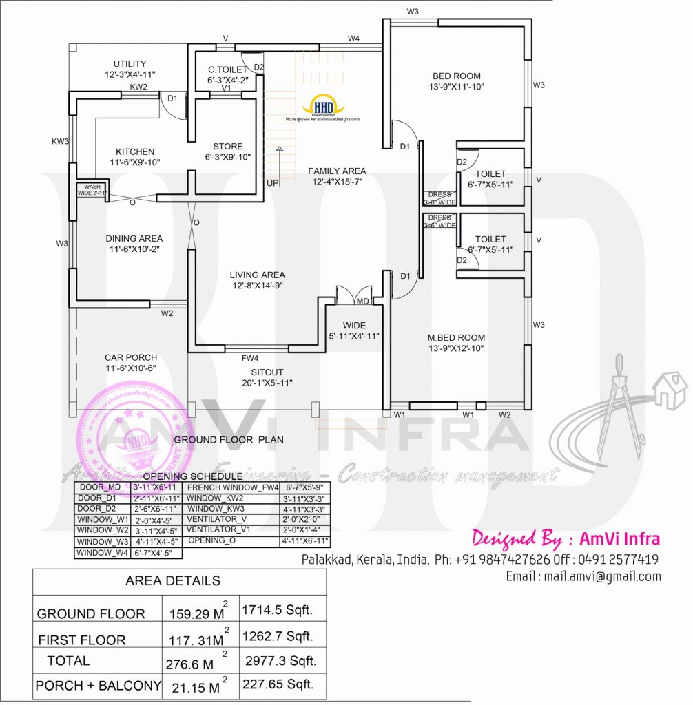 Awesome 5 Bedroom House Plans 2 Story Kerala New Home Plans Design