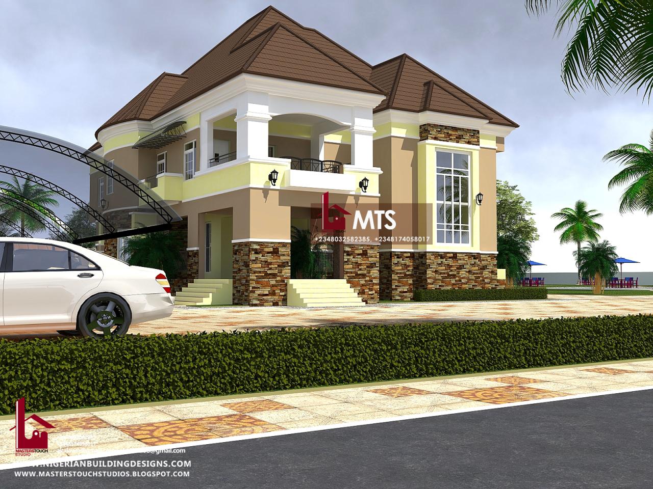 4 Bedroom Duplex (RF D4007) NIGERIAN BUILDING DESIGNS