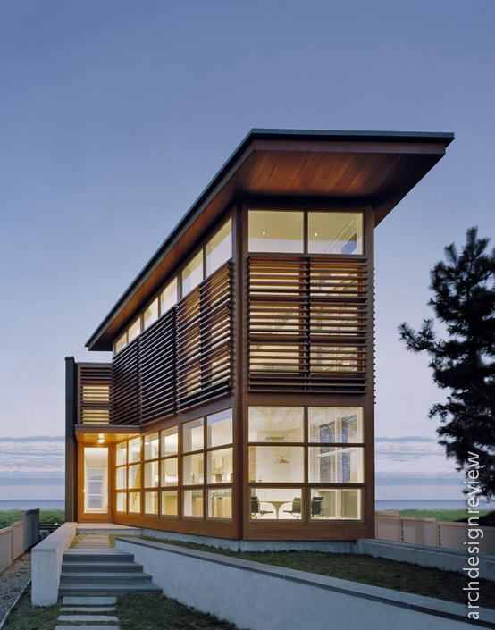 Architecture and Design Pitched roofs in modern architecture