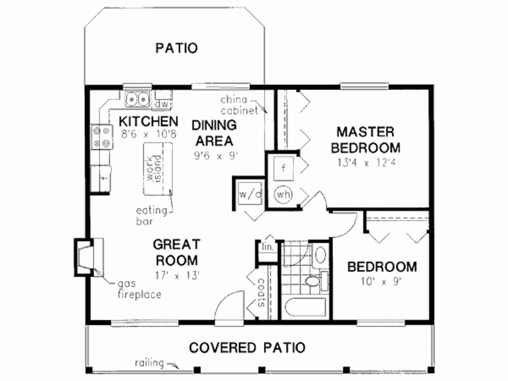 Beautiful Inspiration 600 Sq Ft House Plans 2 Bedroom Remarkable Design