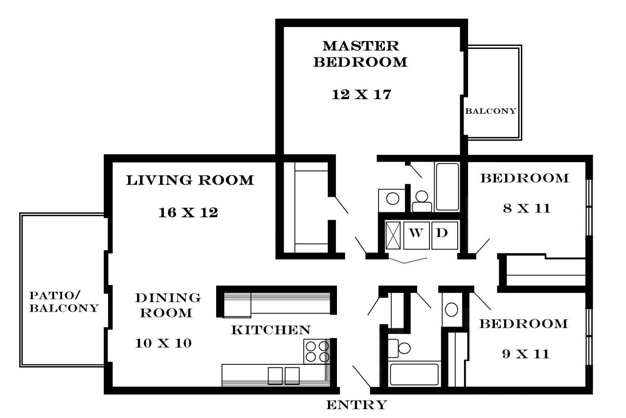 modern house plans for 1300 sq ft