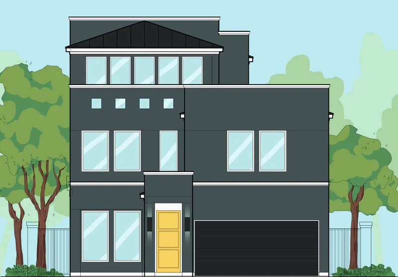 Two and a Half Story Home Plan Preston Wood & Associates
