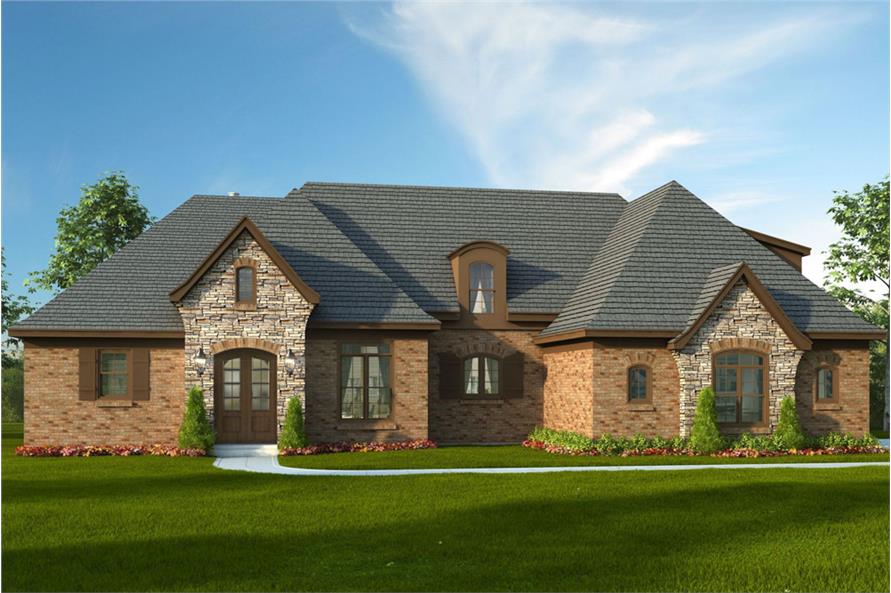Luxury Home 4 Bedrms, 4.5 Baths 3500 Sq Ft Plan 1961062