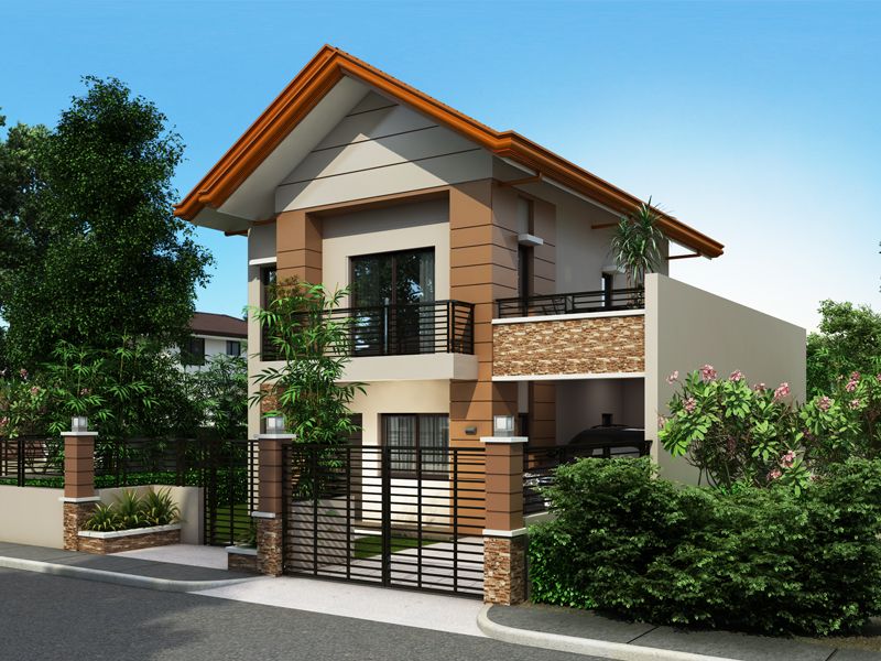Small House With Second Floor Design In Philippines Architectural